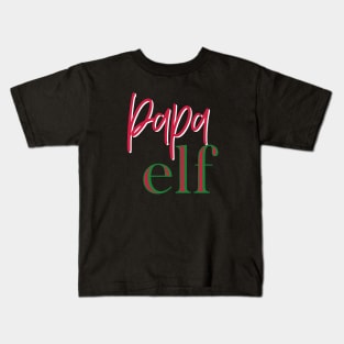 Papa Elf Shirt Kids T-Shirt